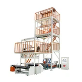 Ikki qatlamli Coextrusion Rotary Die bosh filmni shamollatish mashinasi